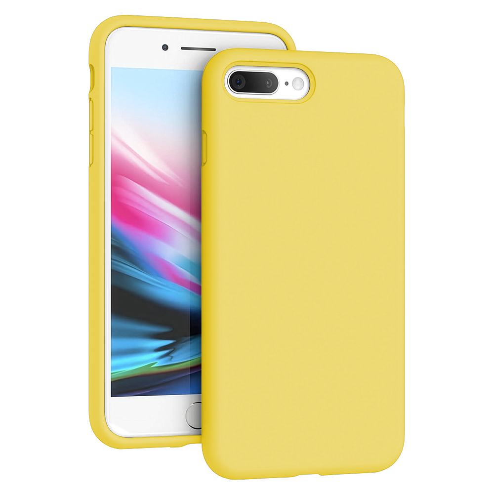 Husa Soft Silicone - iPhone 7 Plus/8 Plus - Yellow