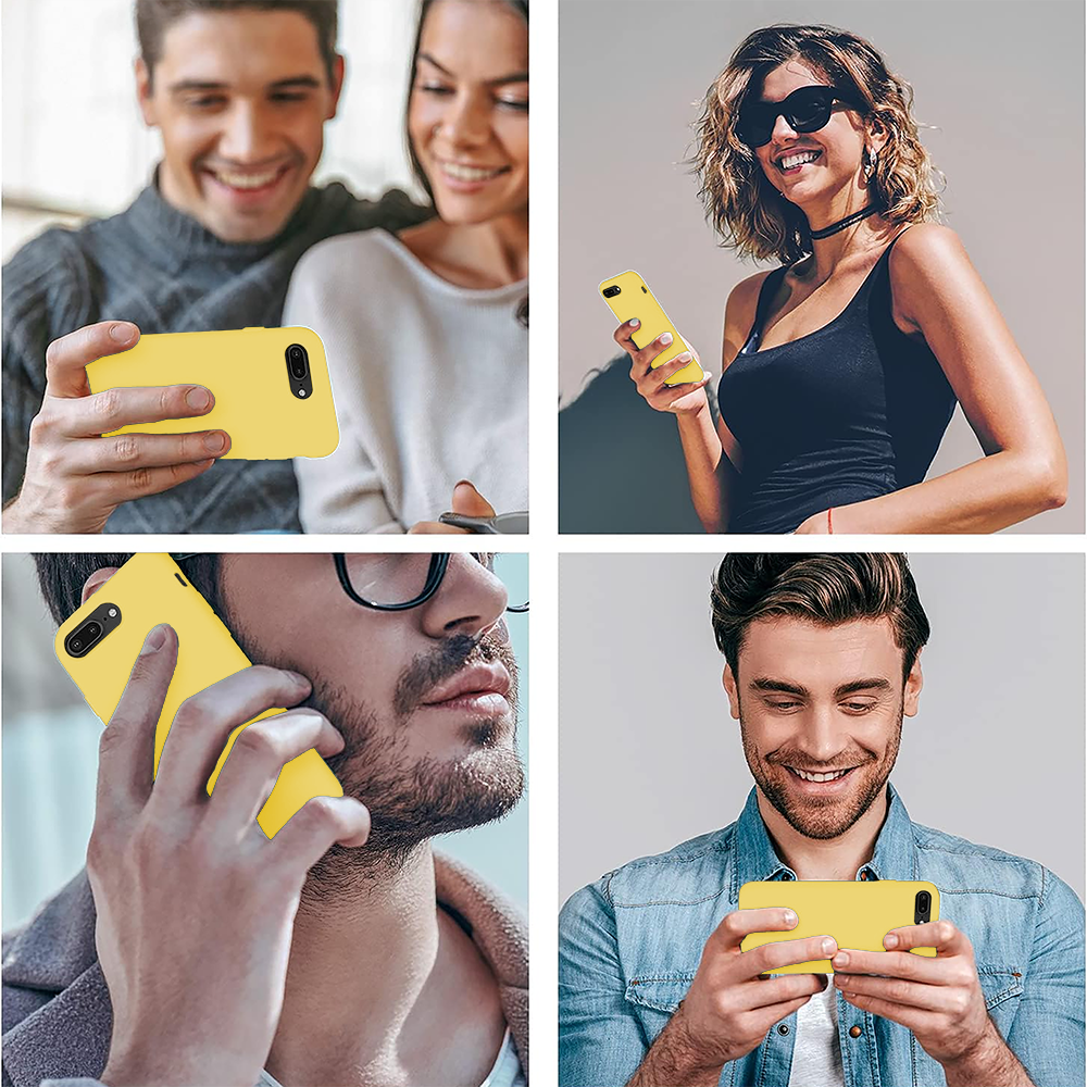 Husa Soft Silicone - iPhone 7 Plus/8 Plus - Yellow