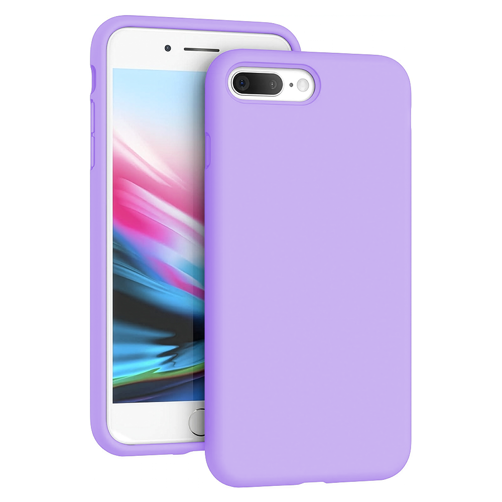 Husa Soft Silicone - iPhone 7 Plus/8 Plus - Light Lilac