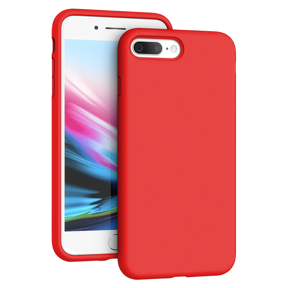 Husa Soft Silicone - iPhone 7 Plus/8 Plus - Red