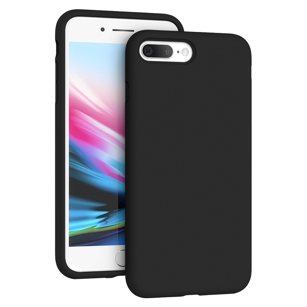 Husa Soft Silicone - iPhone 7 Plus/8 Plus - Negru