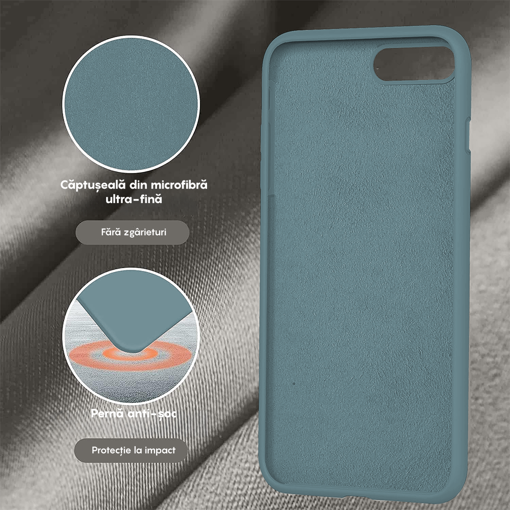 Husa Soft Silicone - iPhone 7 Plus/8 Plus - Midnight Blue