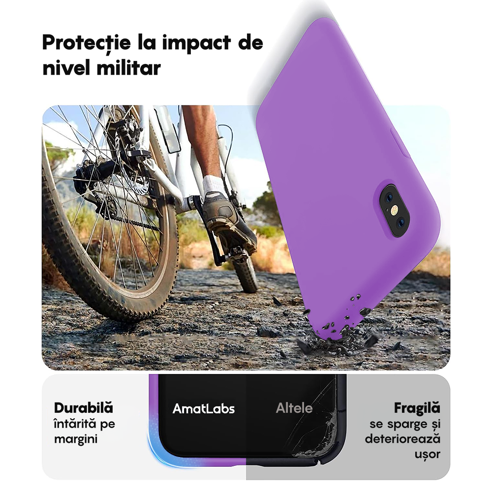 Husa Soft Silicone - iPhone XR - Light Purple