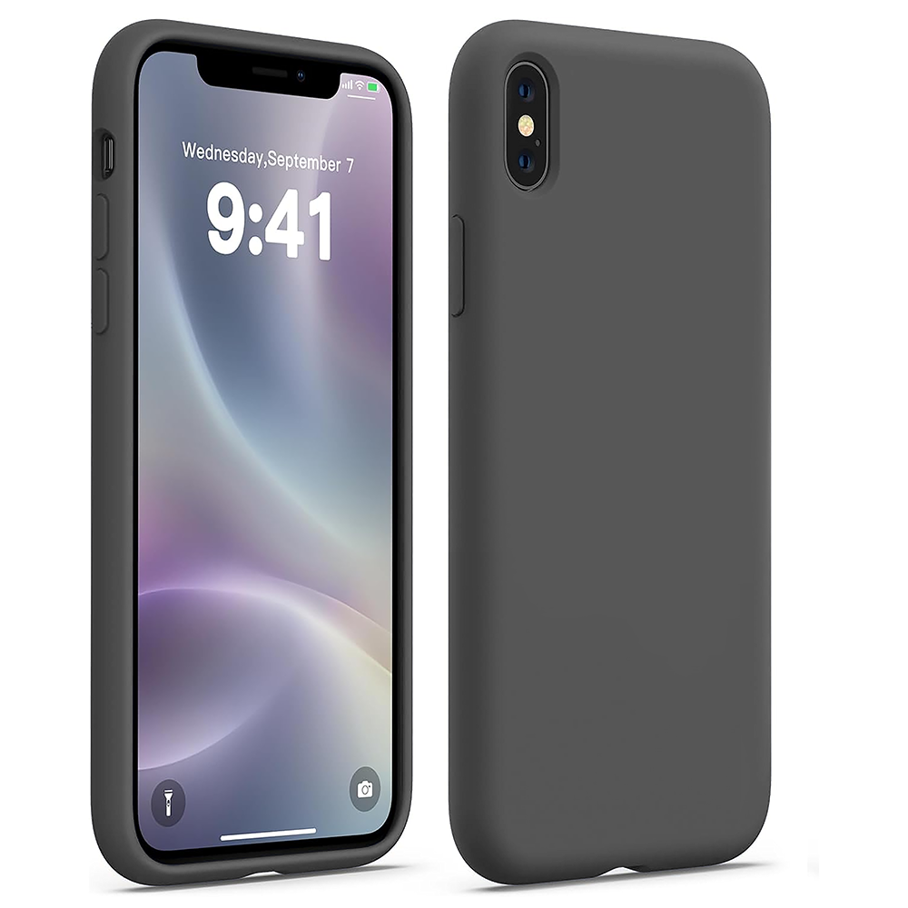Husa Soft Silicone - iPhone XR - Dark Gray