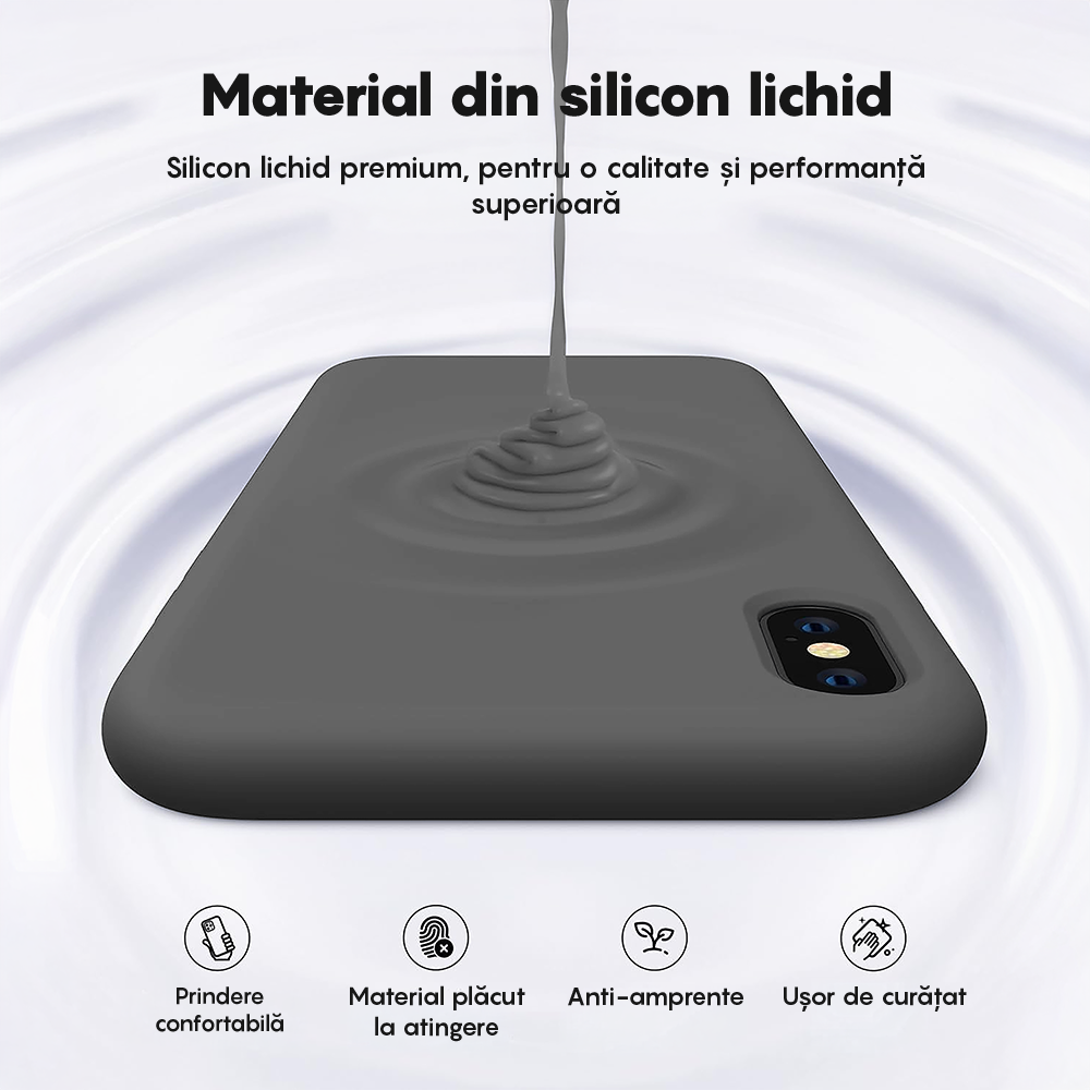 Husa Soft Silicone - iPhone XR - Dark Gray