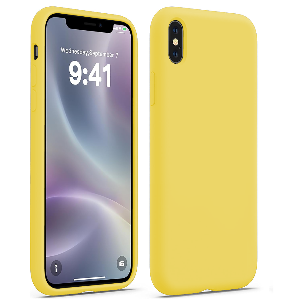 Husa Soft Silicone - iPhone XR - Yellow