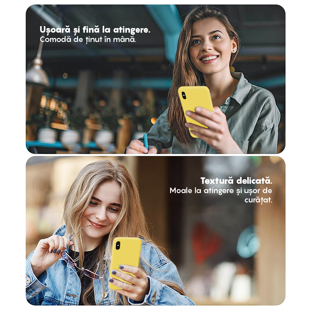 Husa Soft Silicone - iPhone XR - Yellow