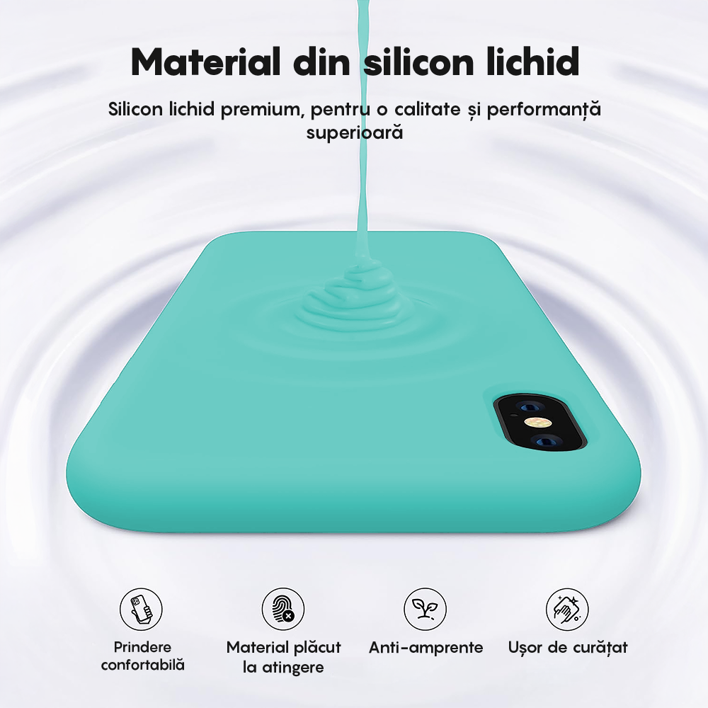 Husa Soft Silicone - iPhone XS Max - Turqoise