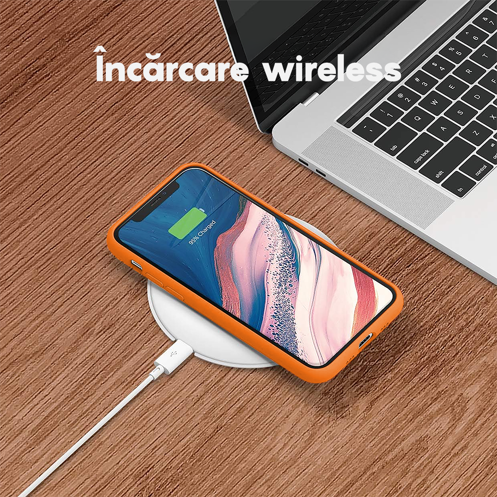 Husa Soft Silicone - iPhone XS Max - Nectarine