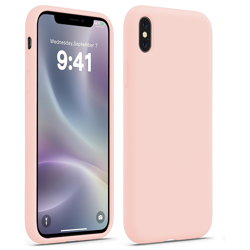 Husa Soft Silicone - iPhone XS Max - Pink Sand