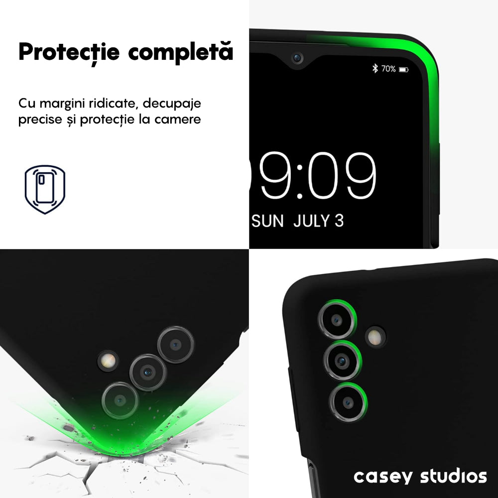 Husa Soft Silicone - Samsung Galaxy A13 5G/A04s/M13 5G - Negru