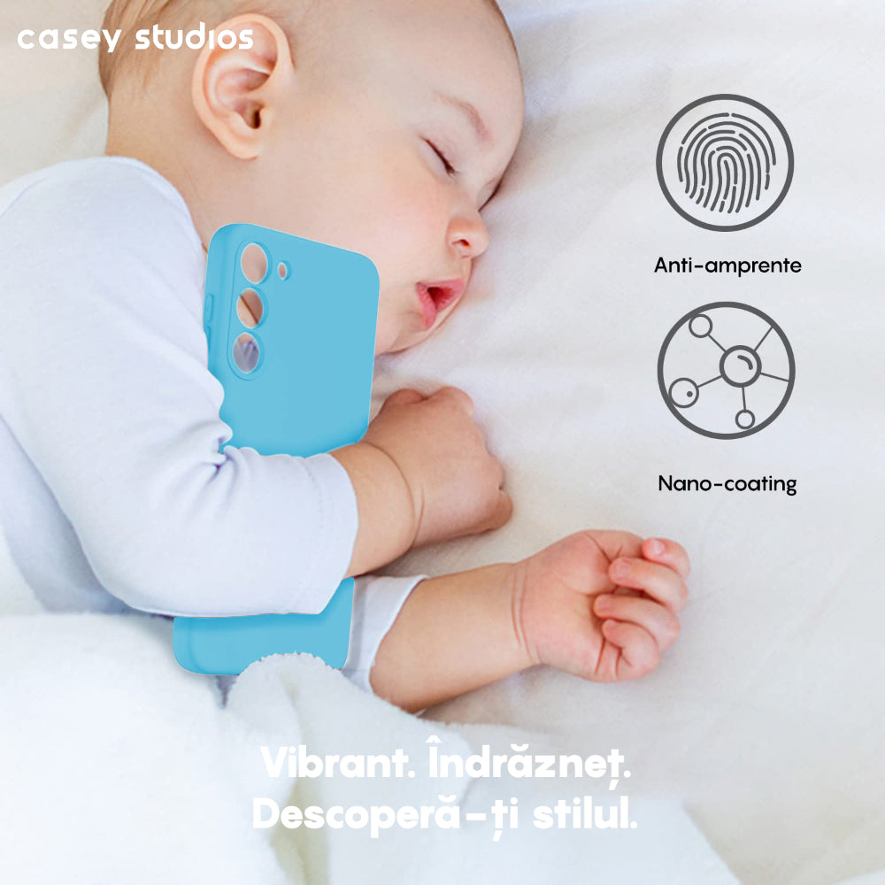 Husa Soft Silicone - Samsung Galaxy A14 4G/5G - Cadet Blue