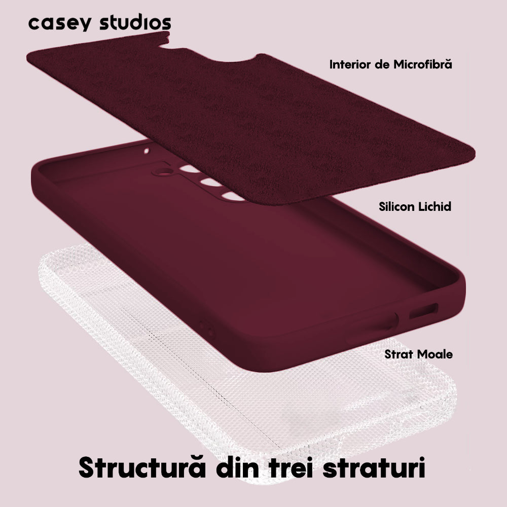 Husa Soft Silicone - Samsung Galaxy A14 4G/5G - Burgundy
