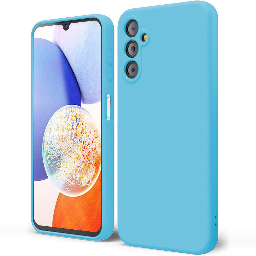 Husa Soft Silicone - Samsung Galaxy A34 - Cadet Blue