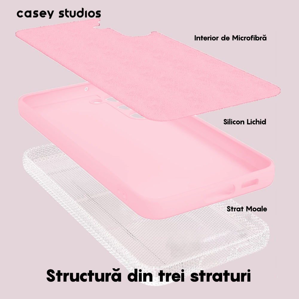 Husa Soft Silicone - Samsung Galaxy A34 - Roz