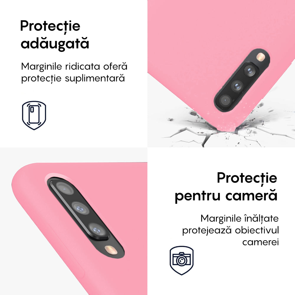 Husa Soft Silicone - Samsung Galaxy A50 - Roz