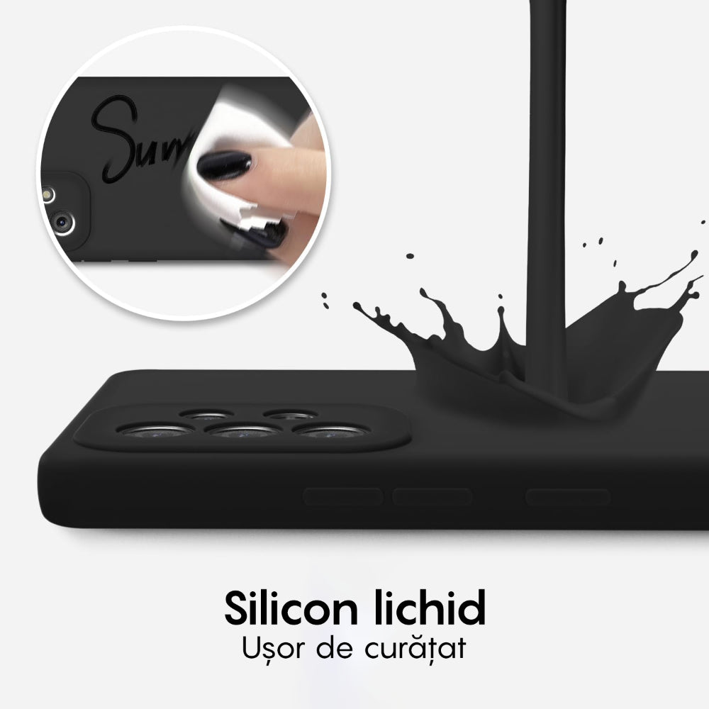 Husa Soft Silicone - Samsung Galaxy A52 4G/A52 5G/A52S 5G - Negru