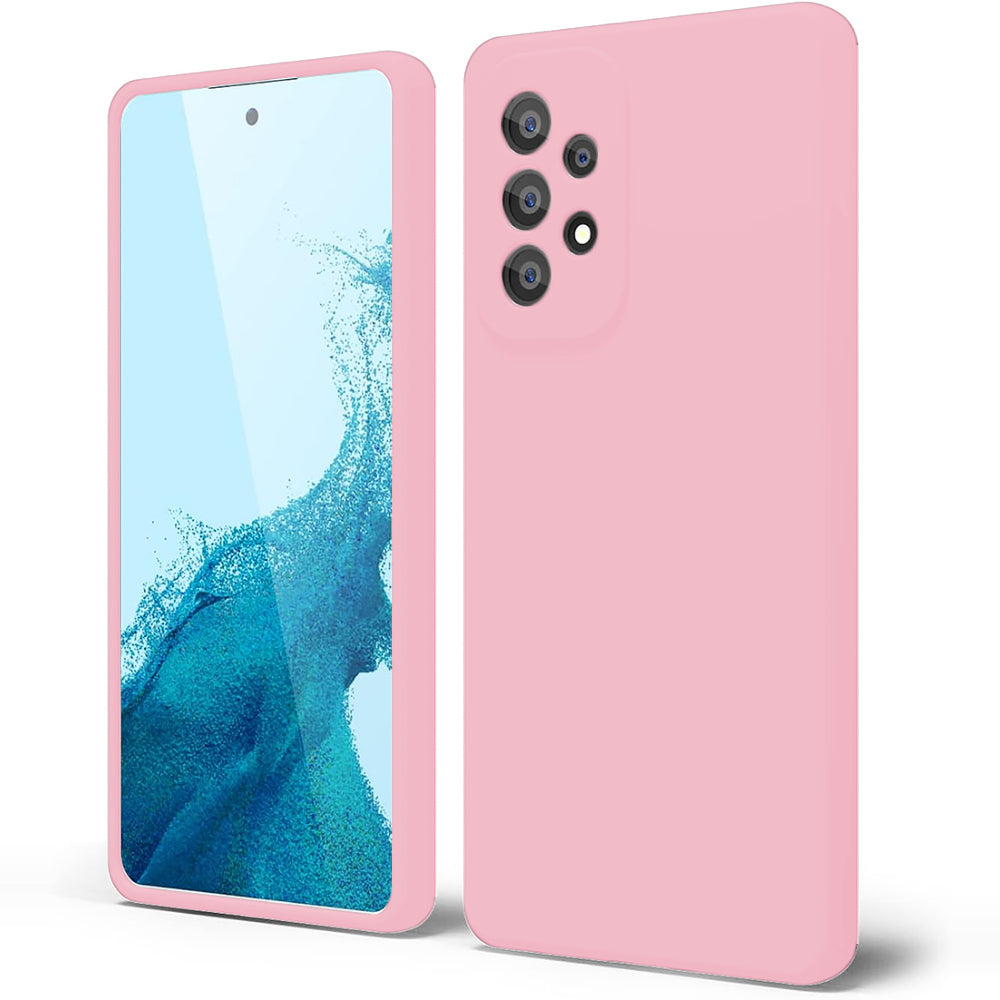 Husa Soft Silicone - Samsung Galaxy A53 - Roz