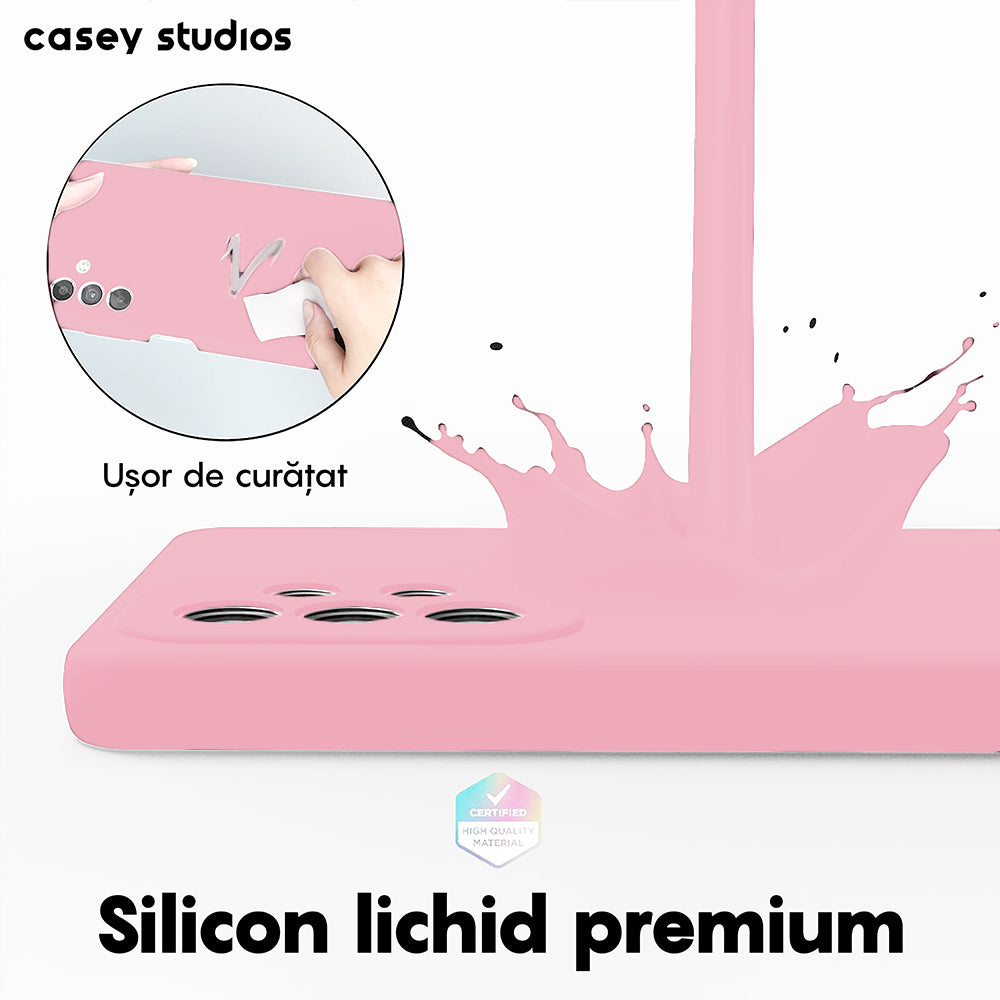 Husa Soft Silicone - Samsung Galaxy A53 - Roz