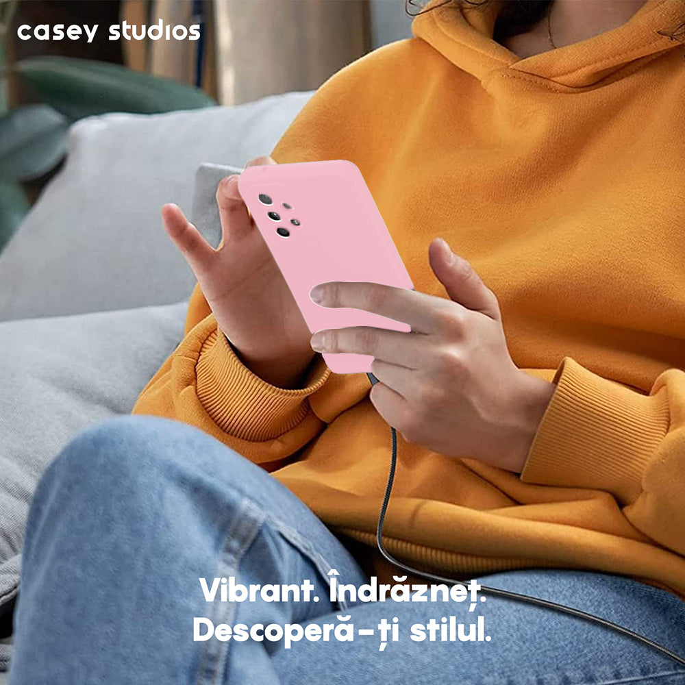 Husa Soft Silicone - Samsung Galaxy A53 - Roz