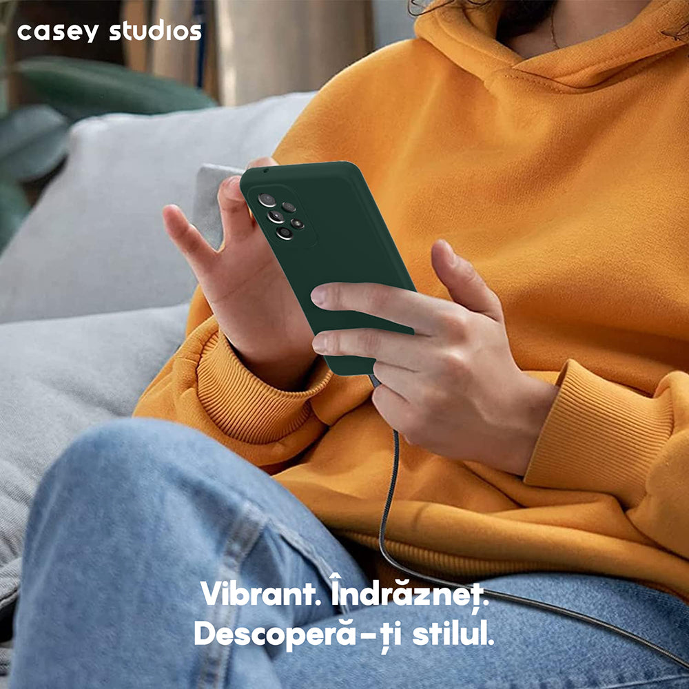 Husa Soft Silicone - Samsung Galaxy A53 - Dark Marine Green