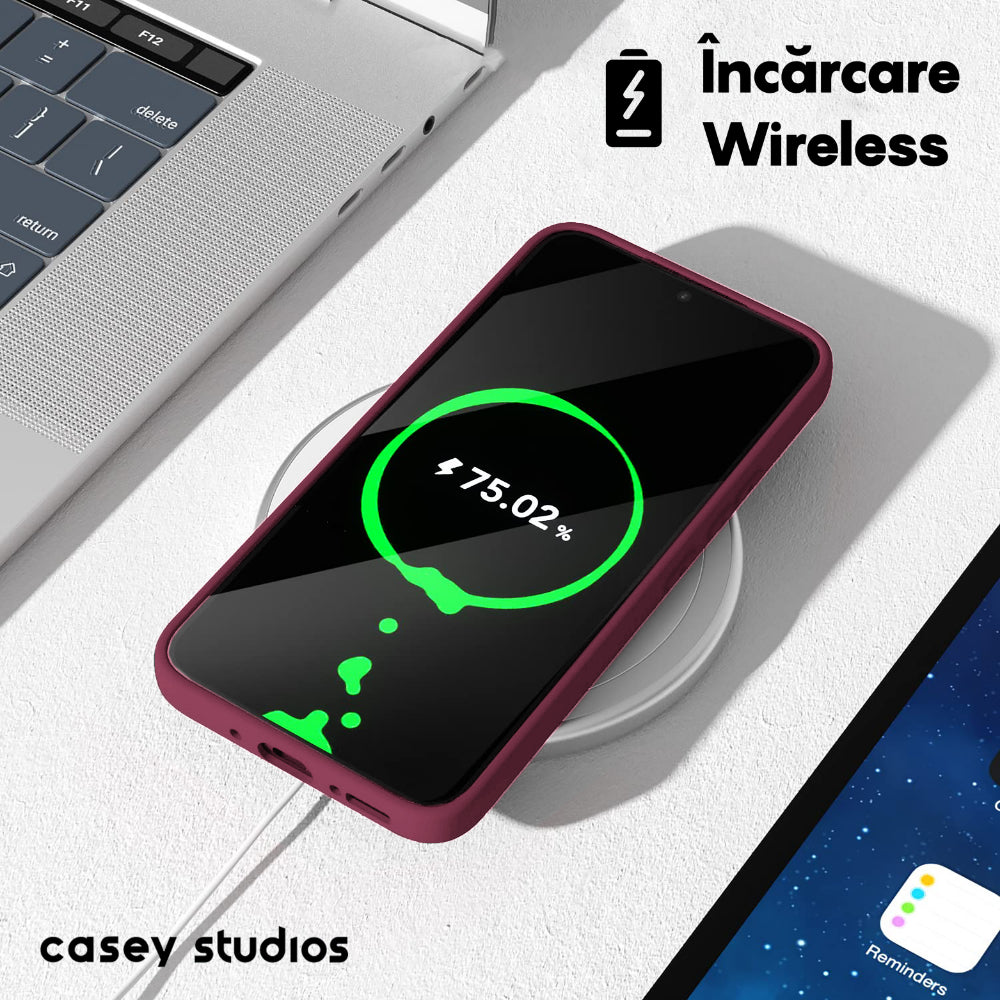 Husa Soft Silicone - Samsung Galaxy A54 - Burgundy