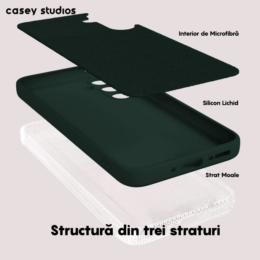 Husa Soft Silicone - Samsung Galaxy A54 - Webster Green