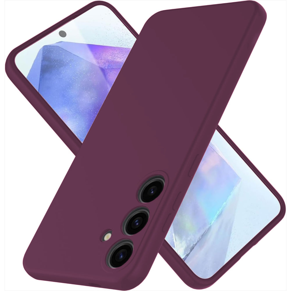 Husa Soft Silicone - Samsung Galaxy A55 5G - Burgundy