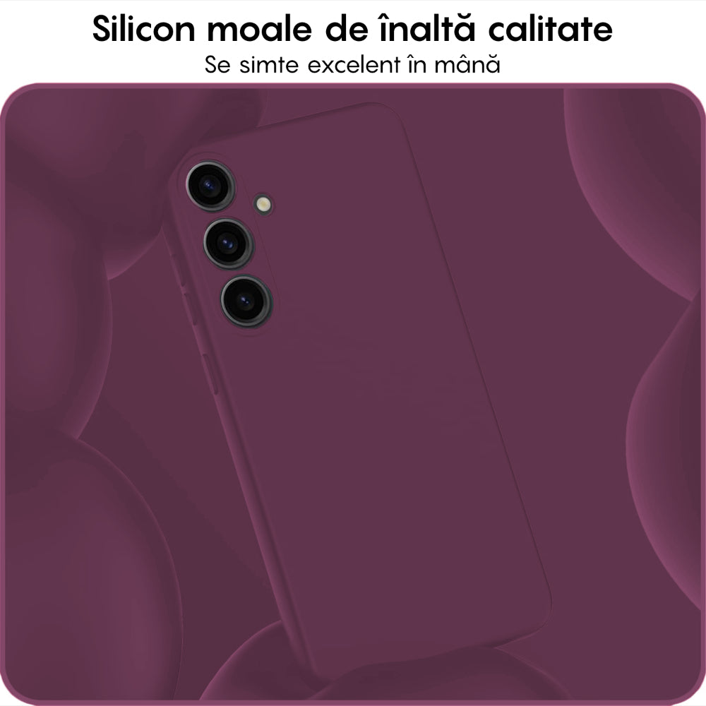 Husa Soft Silicone - Samsung Galaxy A55 5G - Burgundy