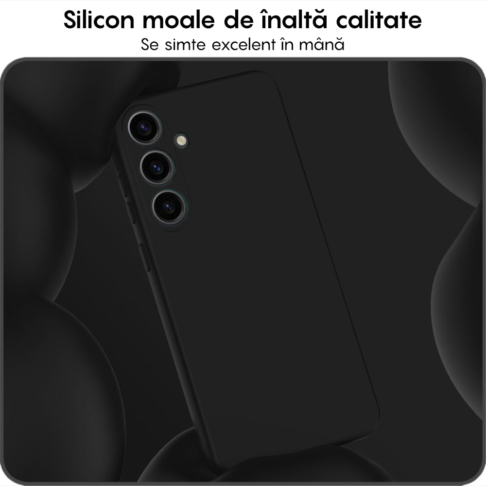 Husa Soft Silicone - Samsung Galaxy A55 5G - Negru
