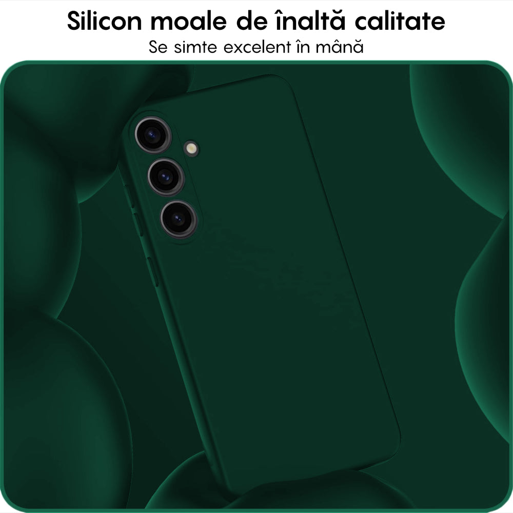 Husa Soft Silicone - Samsung Galaxy A55 5G - Webster Green