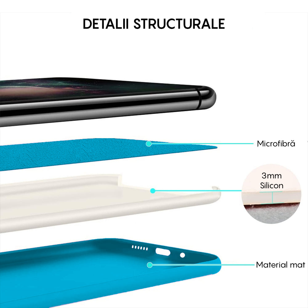 Husa Soft Silicone - Samsung Galaxy S20 - Cadet Blue