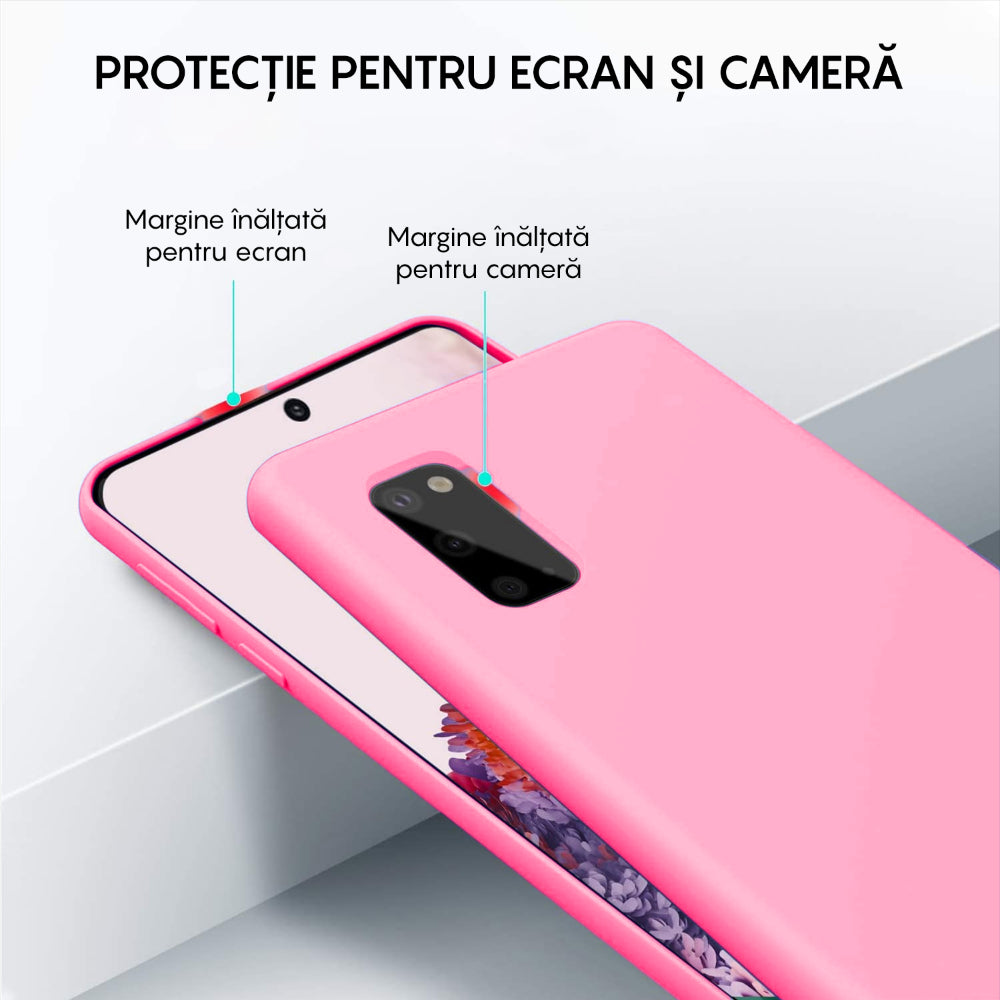 Husa Soft Silicone - Samsung Galaxy S20 - Roz