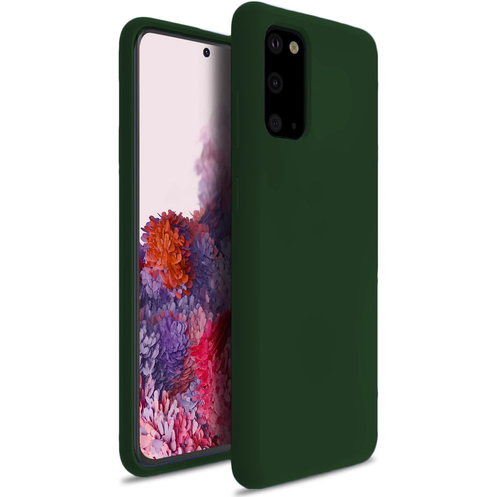 Husa Soft Silicone - Samsung Galaxy S20 - Webster Green