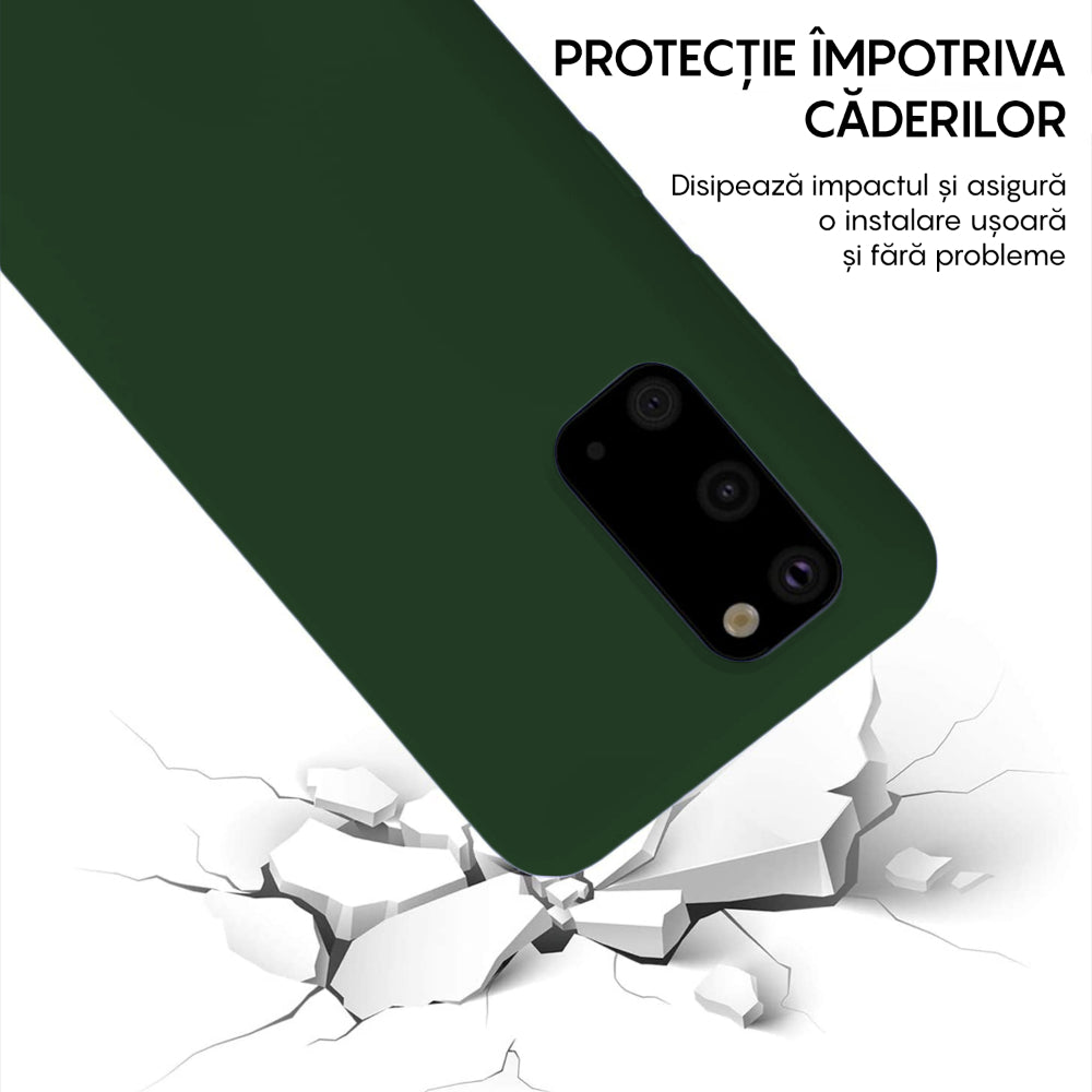 Husa Soft Silicone - Samsung Galaxy S20 - Webster Green