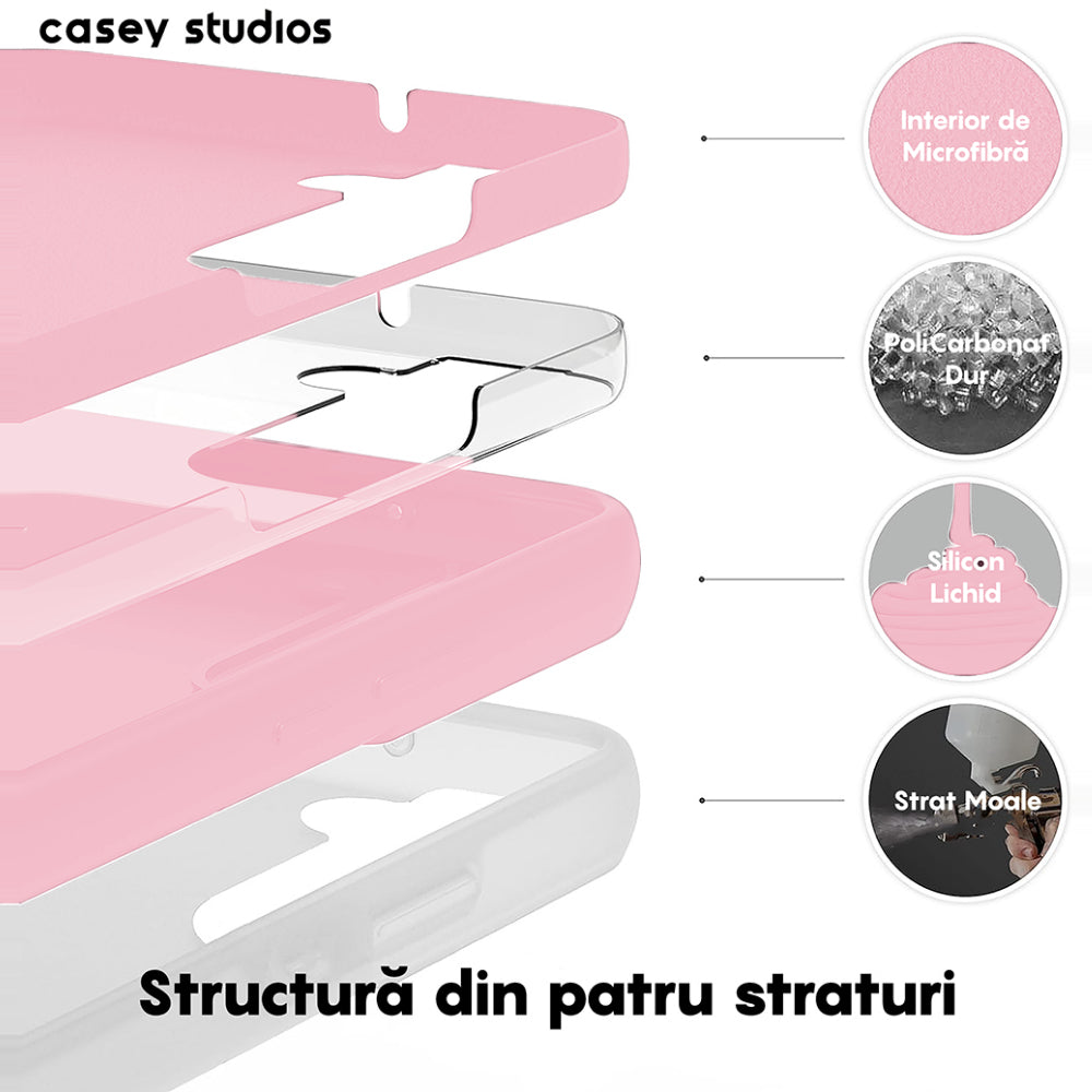 Husa Soft Silicone - Samsung Galaxy S22 Plus - Roz