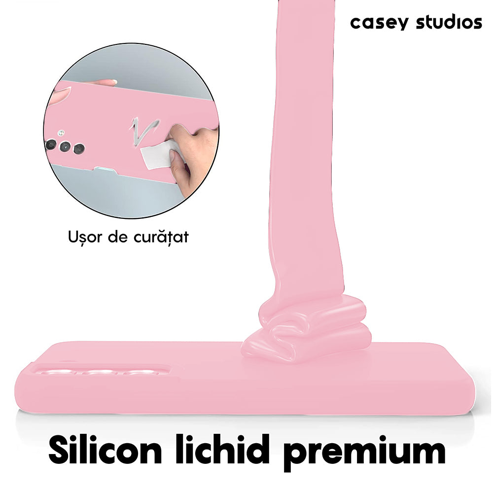 Husa Soft Silicone - Samsung Galaxy S22 Plus - Roz