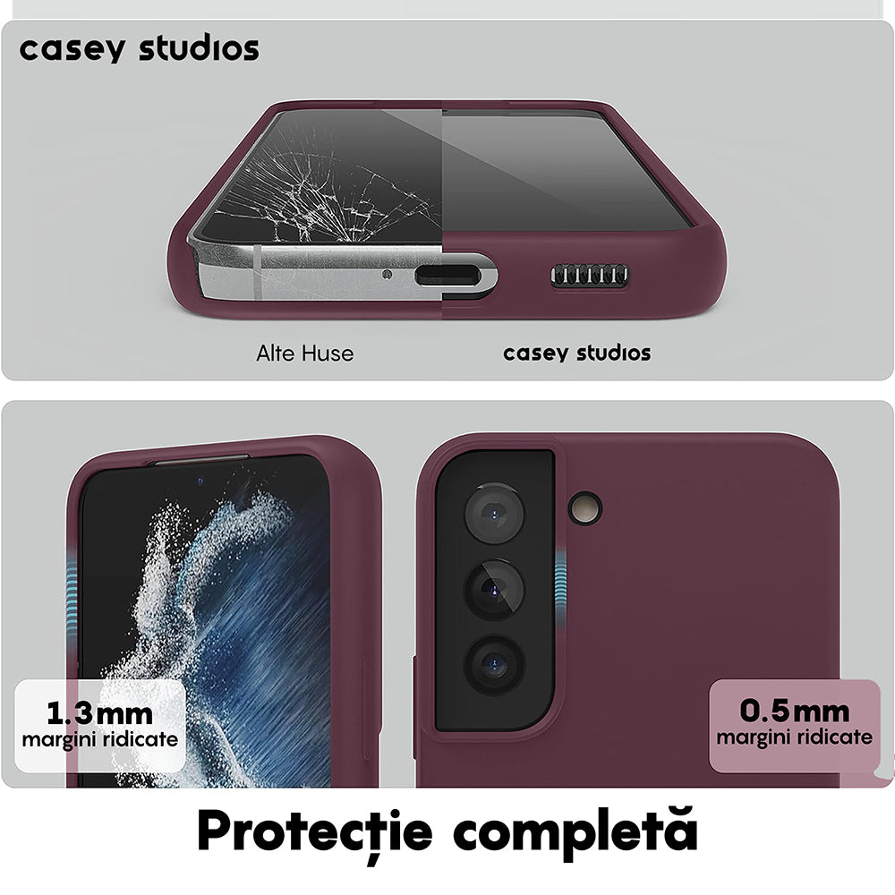 Husa Soft Silicone - Samsung Galaxy S22 Plus - Burgundy