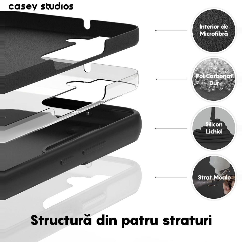 Husa Soft Silicone - Samsung Galaxy S22 Plus - Negru