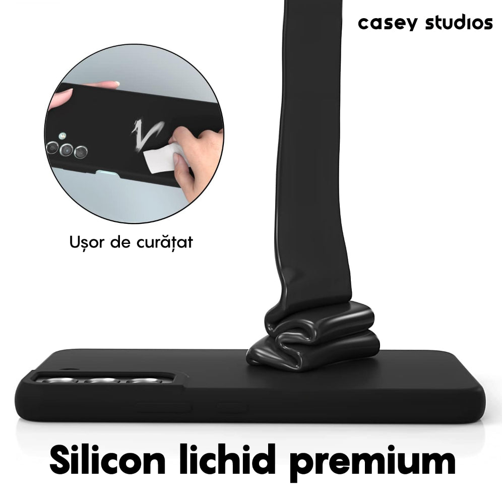 Husa Soft Silicone - Samsung Galaxy S22 Plus - Negru