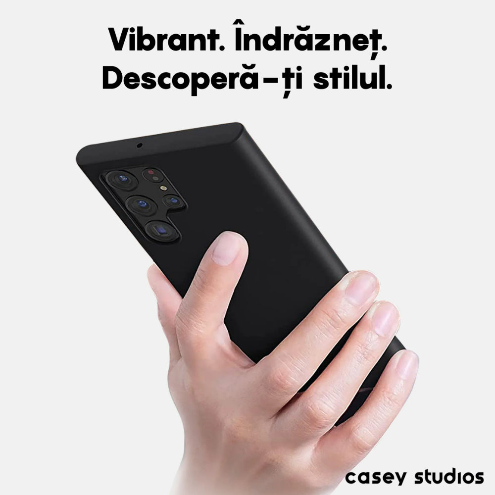 Husa Soft Silicone - Samsung Galaxy S22 Ultra - Negru