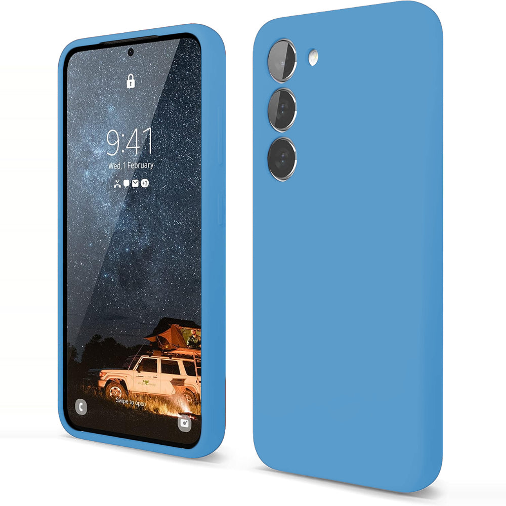 Husa Soft Silicone - Samsung Galaxy S23 - Cadet Blue