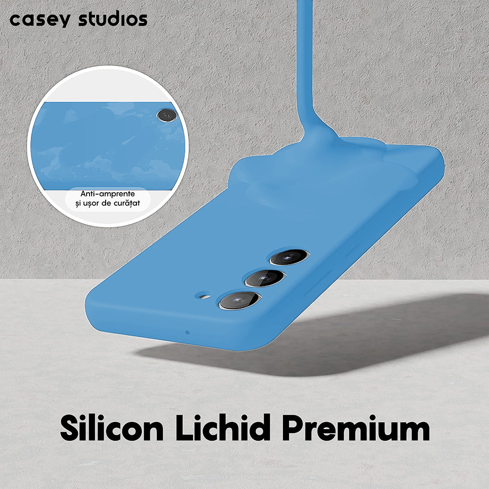 Husa Soft Silicone - Samsung Galaxy S23 Plus - Cadet Blue