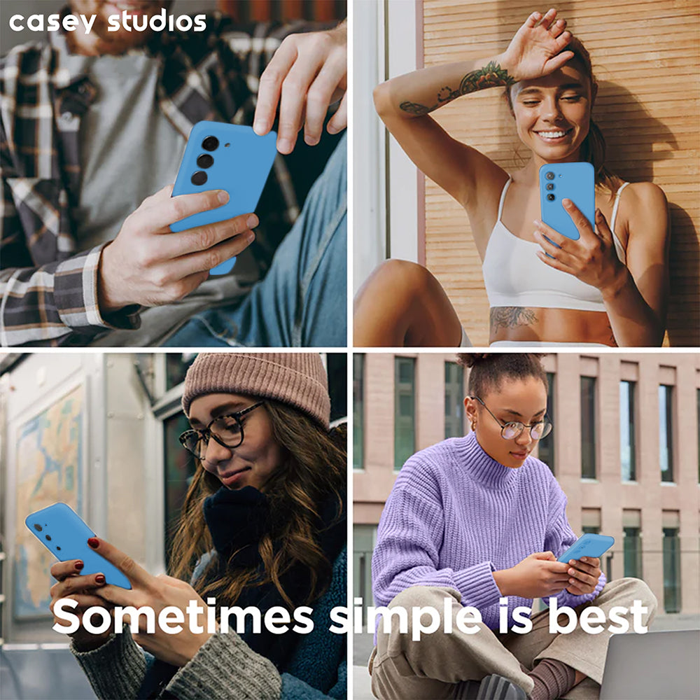 Husa Soft Silicone - Samsung Galaxy S23 Plus - Cadet Blue