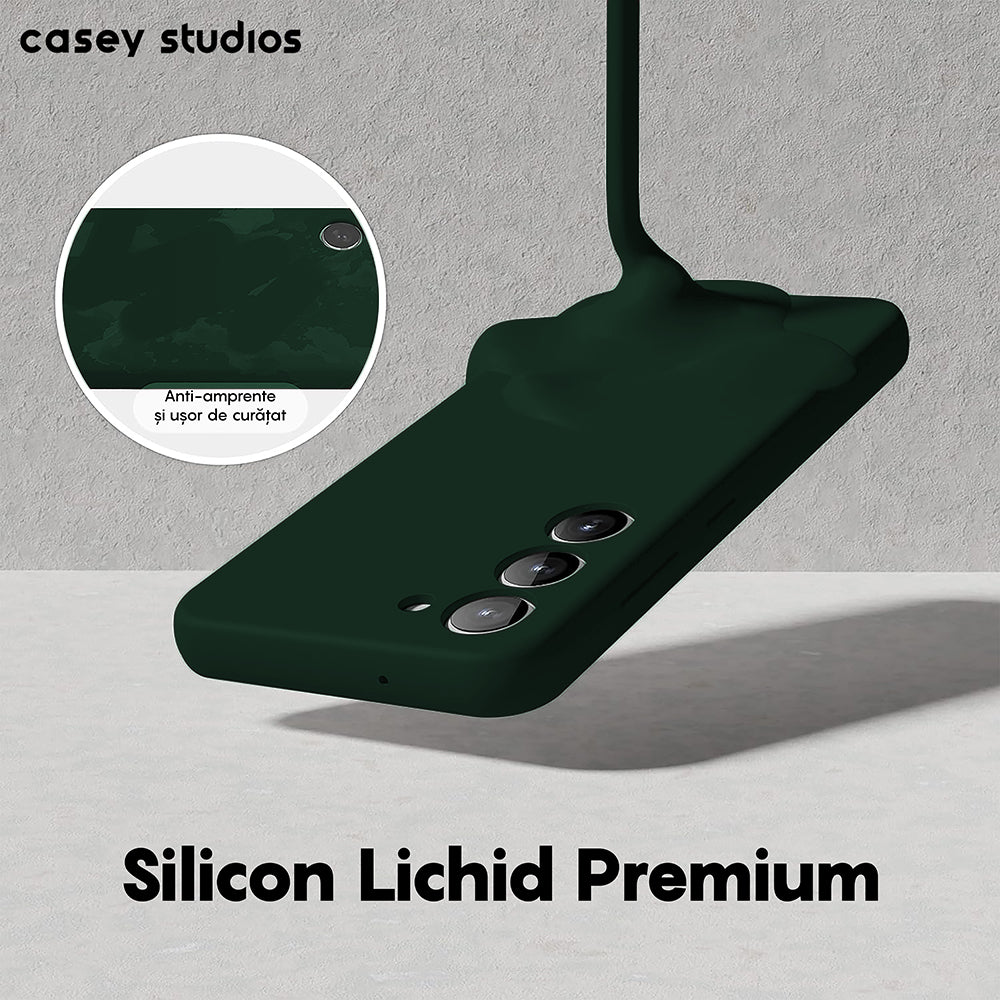 Husa Soft Silicone - Samsung Galaxy S23 Plus - Dark Marine Green