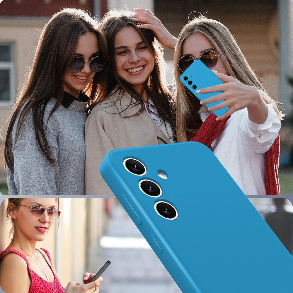 Husa Soft Silicone - Samsung Galaxy S24 - Cadet Blue