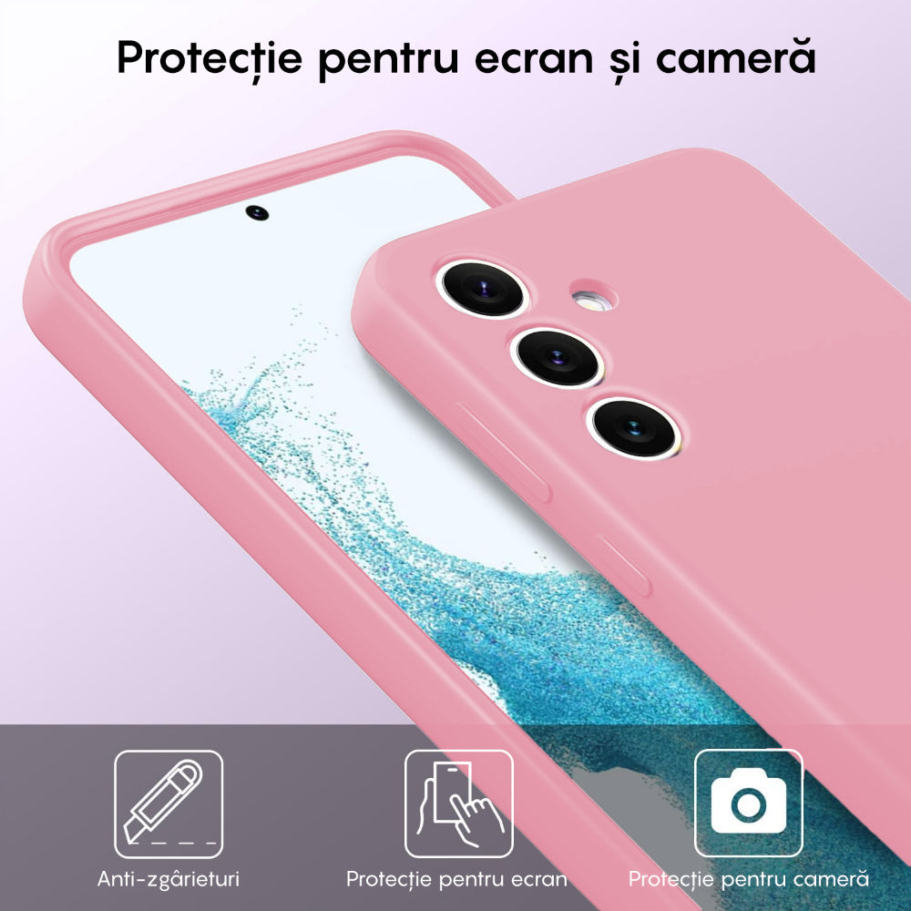 Husa Soft Silicone - Samsung Galaxy S24 - Roz
