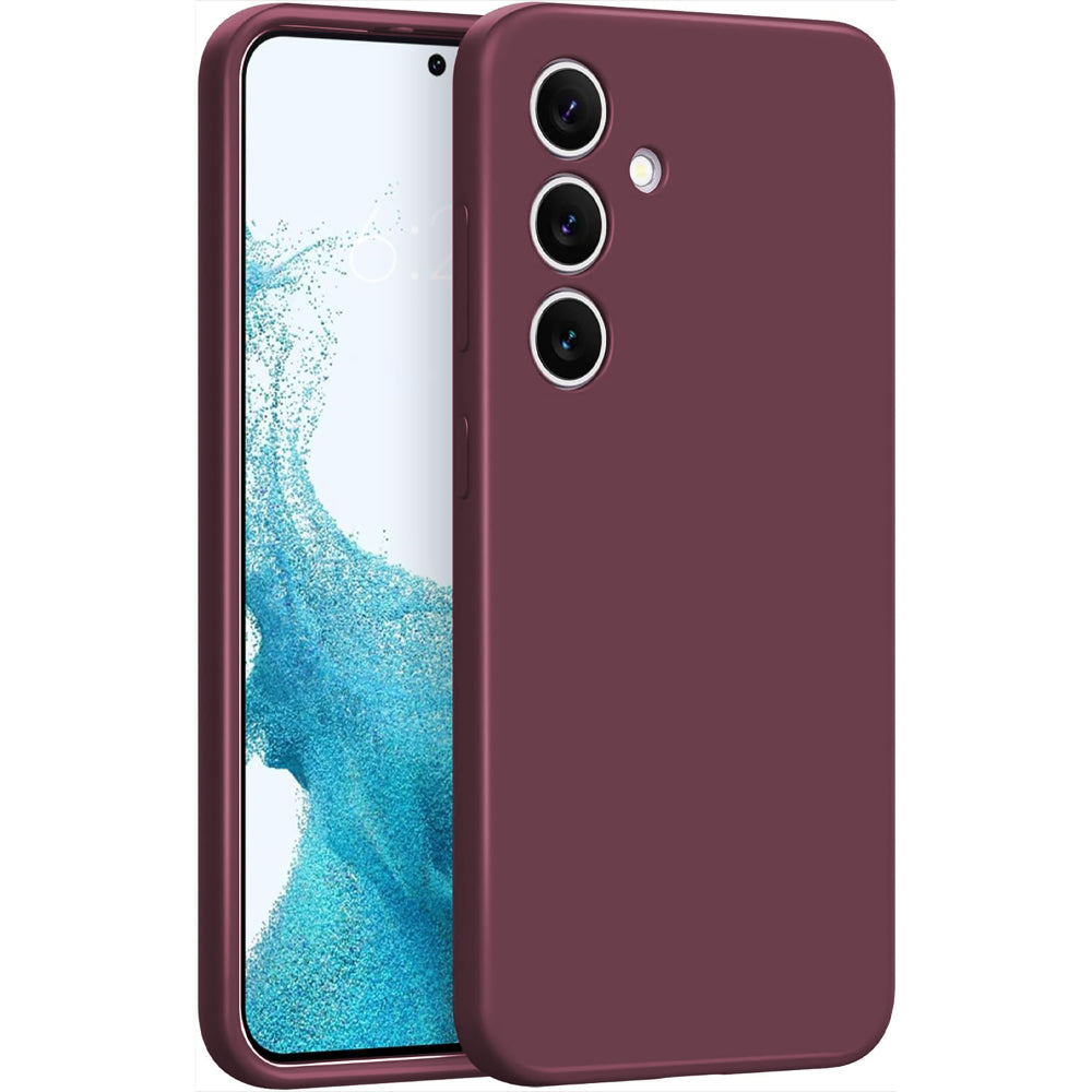 Husa Soft Silicone - Samsung Galaxy S24 - Burgundy