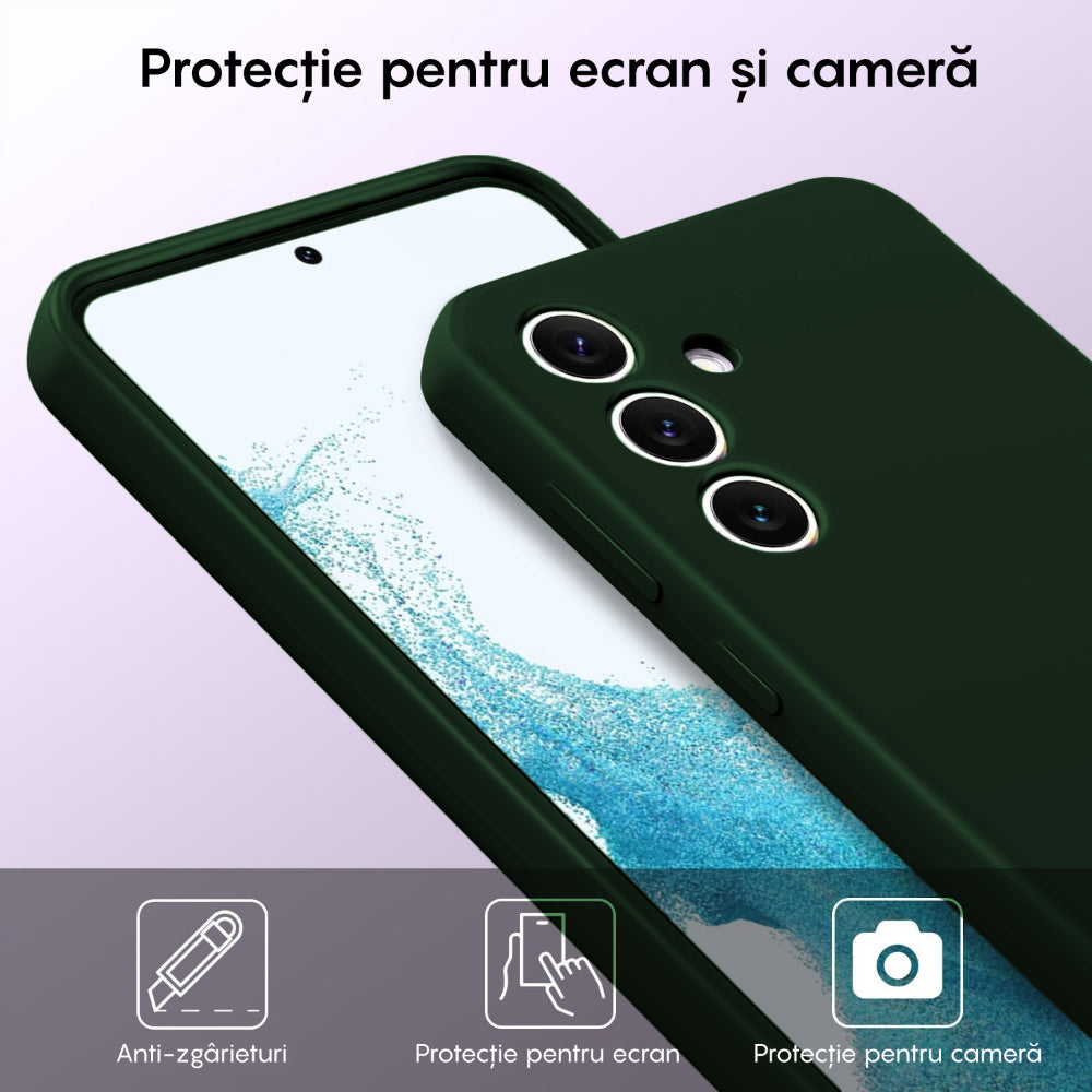 Husa Soft Silicone - Samsung Galaxy S24 - Webster Green