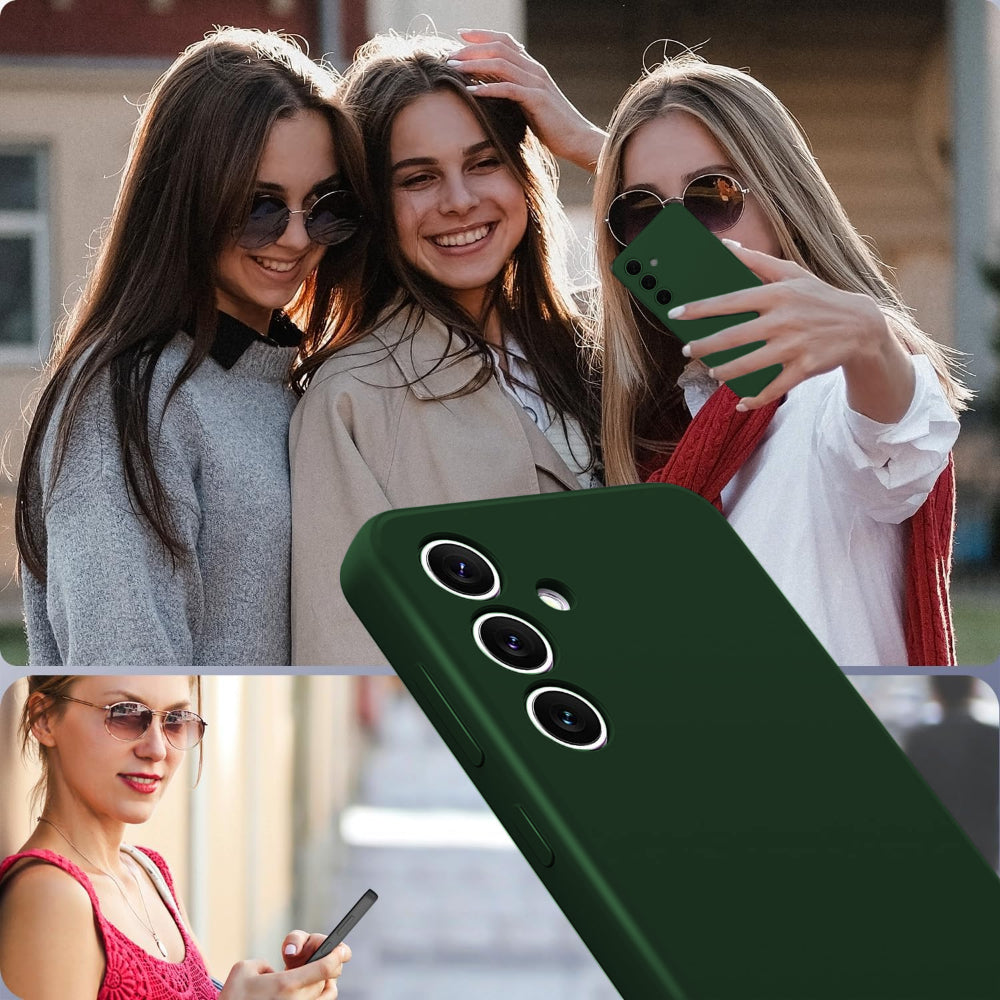 Husa Soft Silicone - Samsung Galaxy S24 - Webster Green